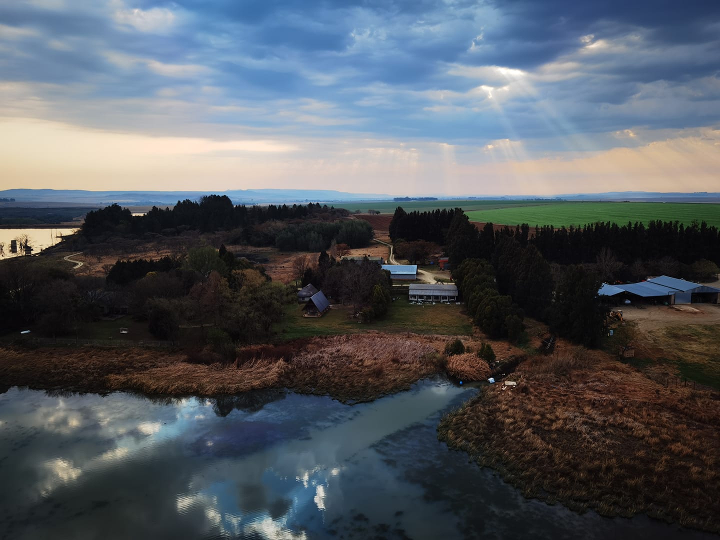 aerial view Glen Grey farm